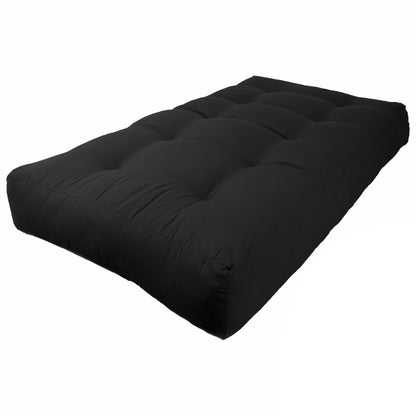 Matelas futon en toile twill de 25 cm d'épaisseur (simple, double ou queen size)