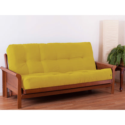 Matelas futon en toile twill de 25 cm d'épaisseur (simple, double ou queen size)