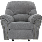 Fauteuil inclinable à bascule Allmaxx - Étain