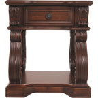 Table d'appoint Alymere - Brun rustique