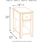 Table d'appoint Breegin - Noir