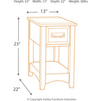 Table d'appoint Breegin - Marron