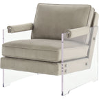 Fauteuil d'appoint Avonley - Taupe