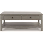 Table basse Charina - Gris antique