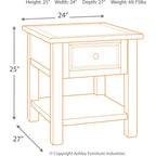 Table d'appoint Bolanburg - Bicolore