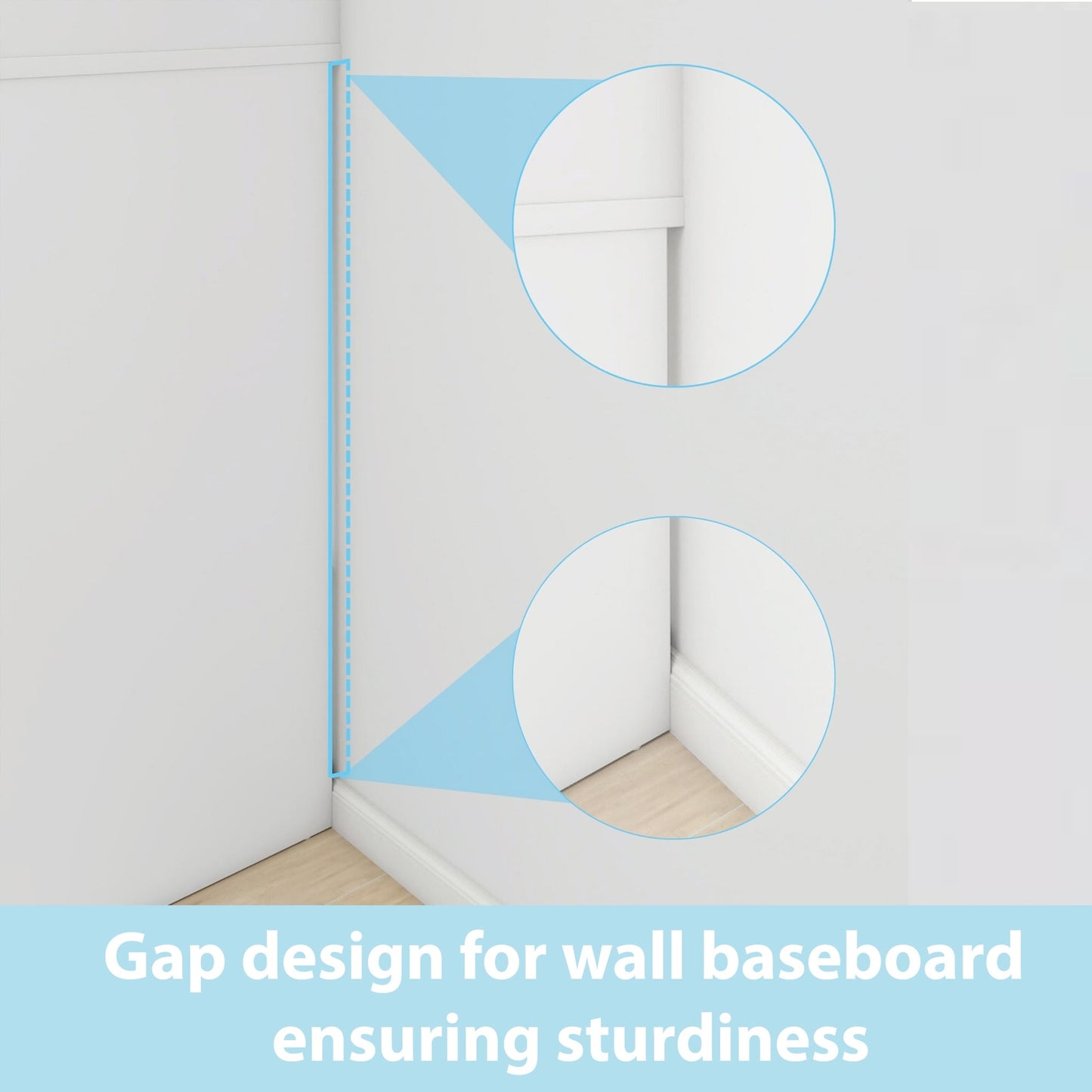 Rackcog Organisateur de placard réglable de 305 cm avec tiroirs, système de rangement avec étagères personnalisables pour placard à l'ancienne et placard aménagé.