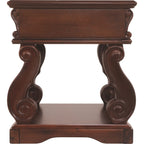 Table d'appoint Alymere - Brun rustique