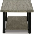 Table basse Brennegan - Gris/Noir