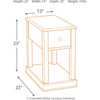 Table d'appoint Breegin - Marron