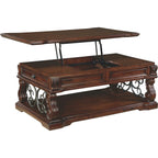 Table basse Alymere - Brun rustique