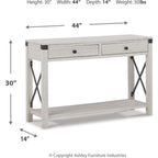 Table basse Bayflynn - Blanchi à la chaux