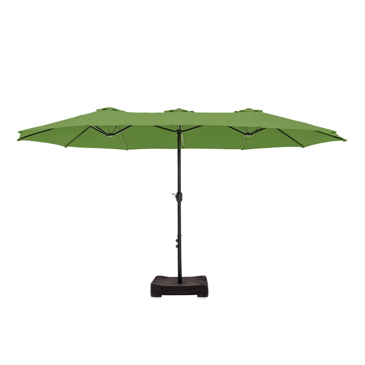 MAISON ARTS Parasol de terrasse extra large double face de 4,5 m avec socle inclus