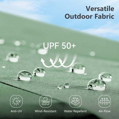 MAISON ARTS Parasol de terrasse extra large double face de 4,5 m avec socle inclus