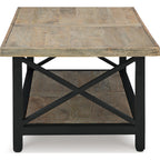 Table basse Bristenfort - Marron/Noir
