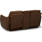 Causeuse inclinable électrique Arlo avec console - Valencia Biscotti