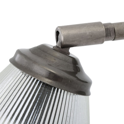 Applique murale en verre prismatique vintage Bonnie avec pivot.