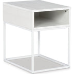 Table d'appoint Deznee - Blanc