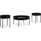Lot de 3 tables Ardoline - Noir