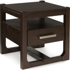 Table d'appoint Breckington - Marron foncé