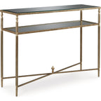 Table basse Cloverty - Finition or vieilli