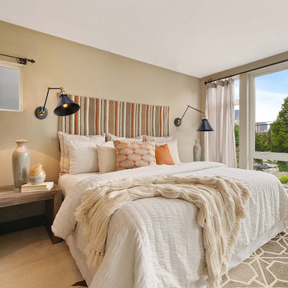 Malryn Lot de 2 appliques murales modernes à bras oscillant réglables, à brancher ou à câbler