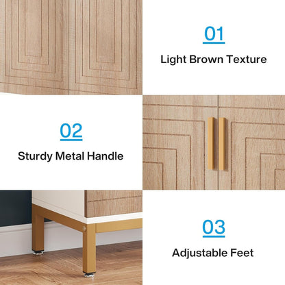 Meuble à chaussures moderne avec portes, pouvant contenir 20 paires, organiseur de chaussures d'entrée indépendant à 6 niveaux.