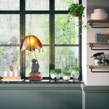 Lampe de table singe intelligent - 21,75H - 11L x 11l x 21,75H