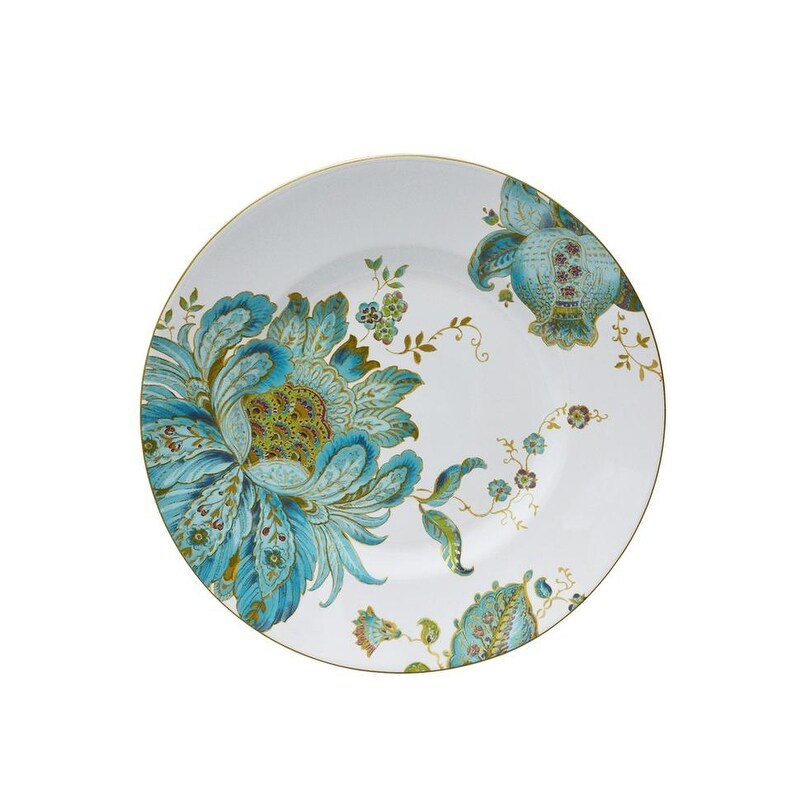 Service de table en porcelaine Eliza 16 pièces de 222 Fifth, bleu-vert