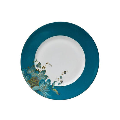 Service de table en porcelaine Eliza 16 pièces de 222 Fifth, bleu-vert