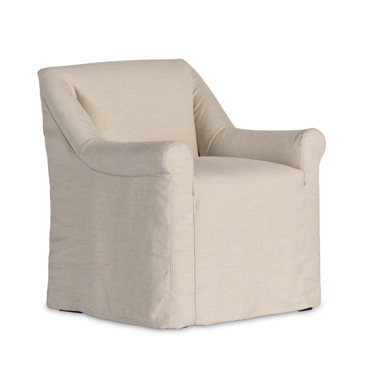 Fauteuil de salle à manger avec housse amovible Leon