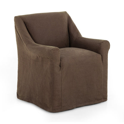 Fauteuil de salle à manger avec housse amovible Leon