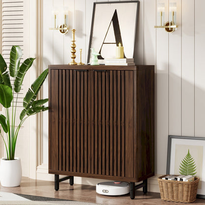 Meuble à chaussures avec porte pour entrée et salon, capacité de 24 paires