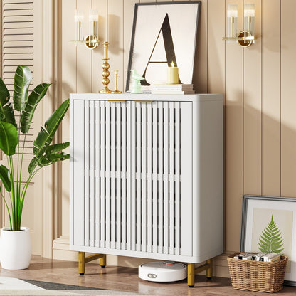 Meuble à chaussures avec porte pour entrée et salon, capacité de 24 paires