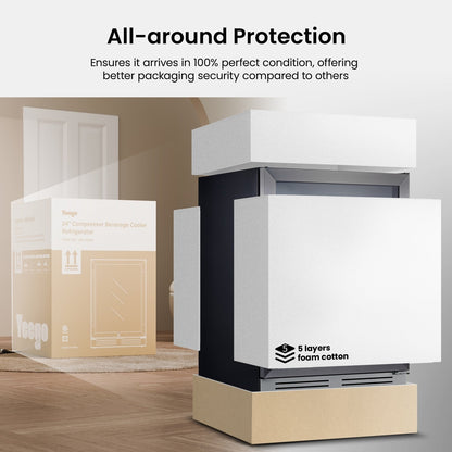 Réfrigérateur à boissons de 60 cm (24 pouces) - 140 canettes - pour sodas, vins et autres boissons - 60 cm (24 pouces)