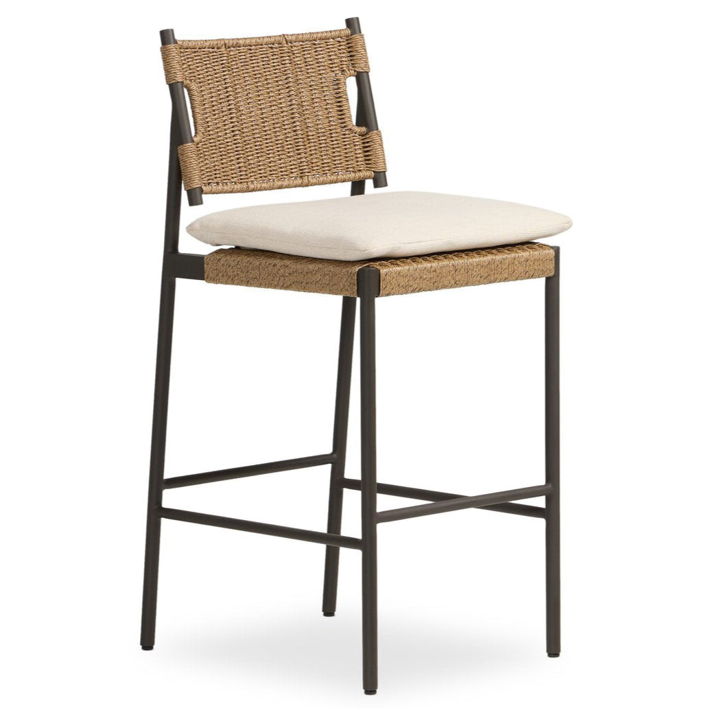 Ridge Woven Patio Stool
