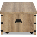 Table basse rectangulaire relevable Calaboro - Marron clair