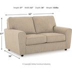 Causeuse Arlis - Mastic