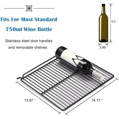 Cave à vin/réfrigérateur à boissons/mini-réfrigérateur pour 26 bouteilles - 44,5 x 49,1 x 79,2 cm