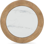 Table d'appoint Camdill - Marron clair/blanc