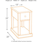 Table d'appoint Breegin - Marron