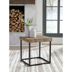 Table d'appoint Bellwick - Naturel/Noir