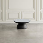 Table basse Circularity - Blanc et bronze