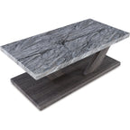 Lot de 3 tables Bensonale - Marron/Gris