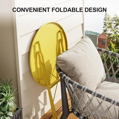 Ensembles de bistro de terrasse 3 pièces