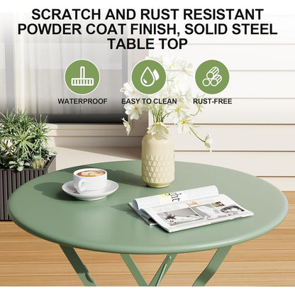 Ensembles de bistro de terrasse 3 pièces