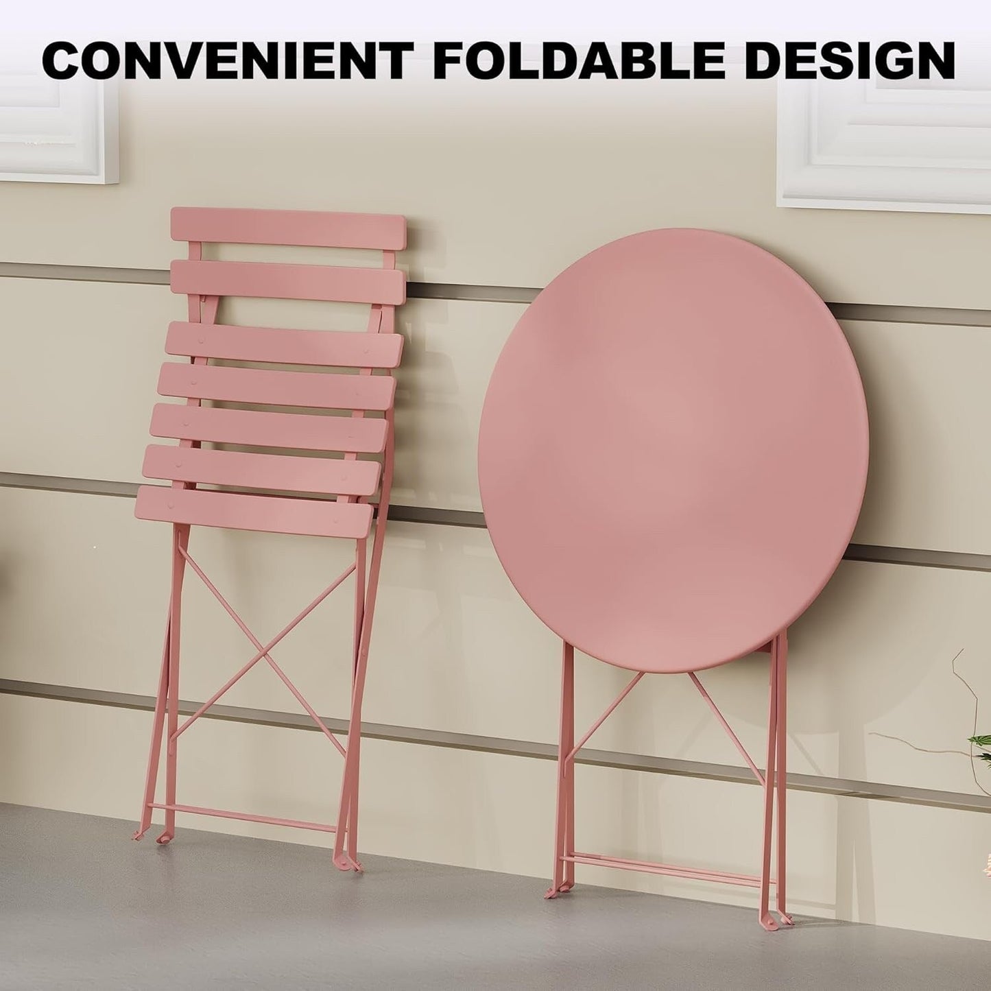 Ensembles de bistro de terrasse 3 pièces