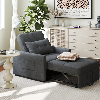 Canapé-lit convertible 3-en-1, canapé-lit escamotable, lit pliant convertible pour salon.