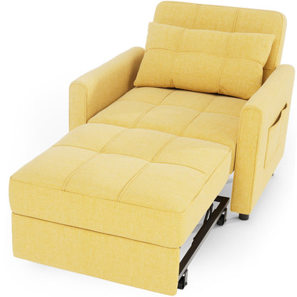 Canapé-lit convertible 3-en-1, canapé-lit escamotable, lit pliant convertible pour salon.