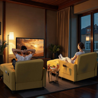 Canapé-lit convertible 3-en-1, canapé-lit escamotable, lit pliant convertible pour salon.