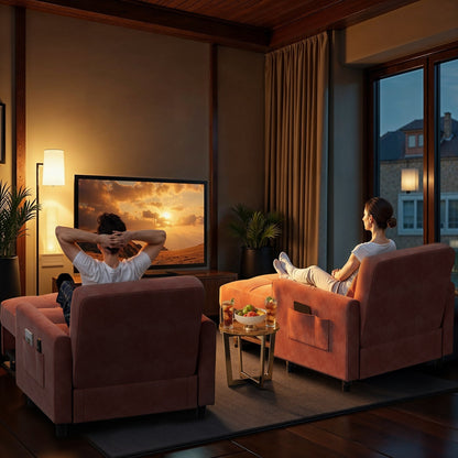 Canapé-lit convertible 3-en-1, canapé-lit escamotable, lit pliant convertible pour salon.